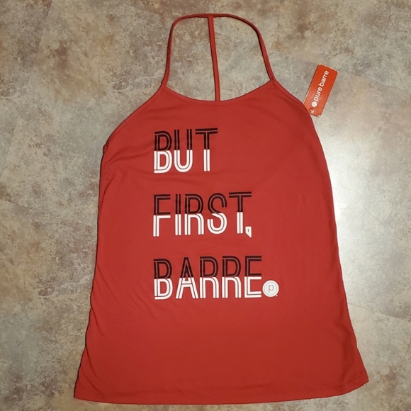 Pure Barre Tops - NWT Pure Barre 'But First, Barre' Tank